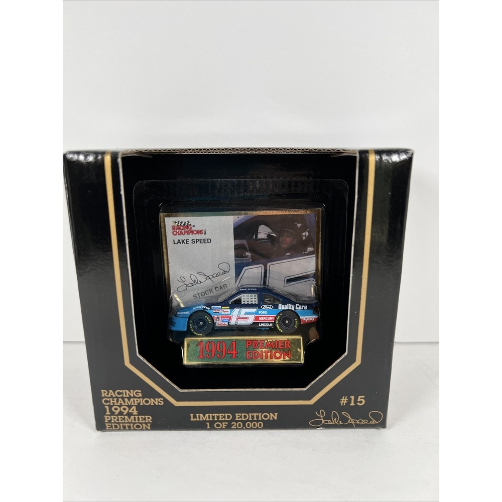 1994 Racing Champions Limited Premier Edition 1:64 NASCAR Lake Speed #15 NIB